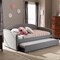 Baxton Studio Lanny Grey Arched Back Sofa Twin Daybed with Roll-Out Trundle Bed 125-6841 - alternate 7